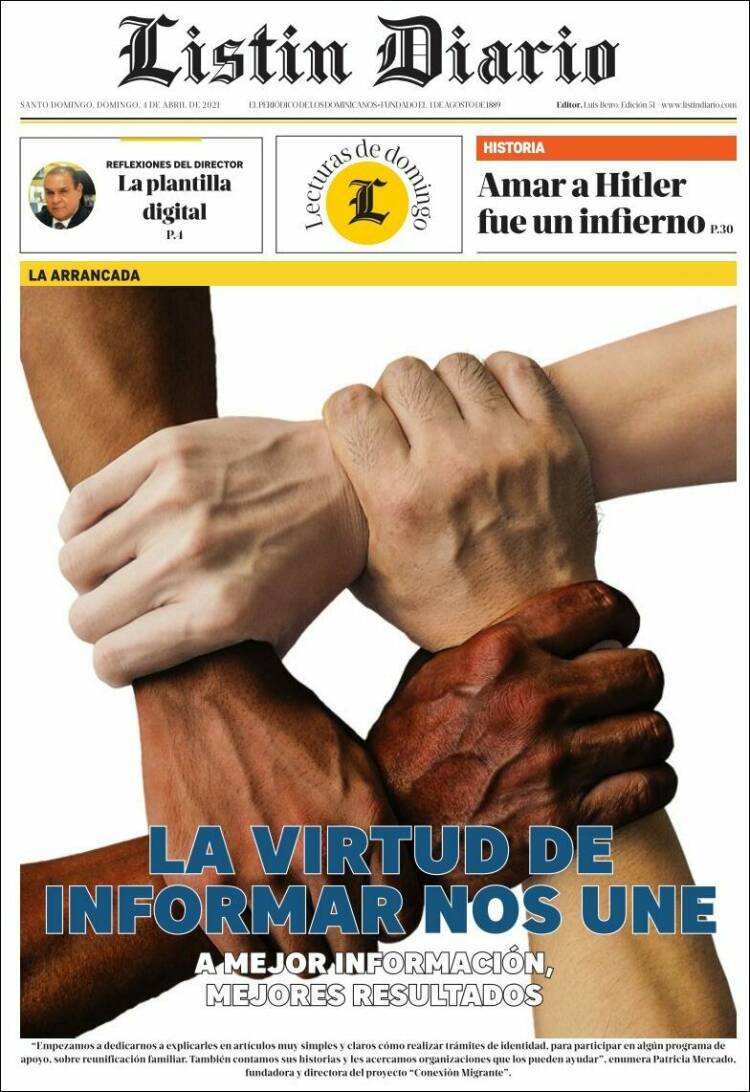 Portada de Listín Diario (R. Dominicana)