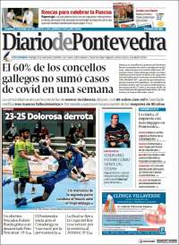 Portada de Diario de Pontevedra (España)