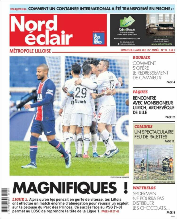 Portada de Nord Éclair (Francia)