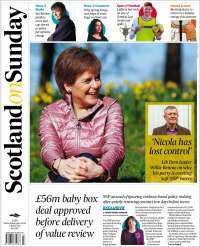 Portada de The Scotsman (Reino Unido)