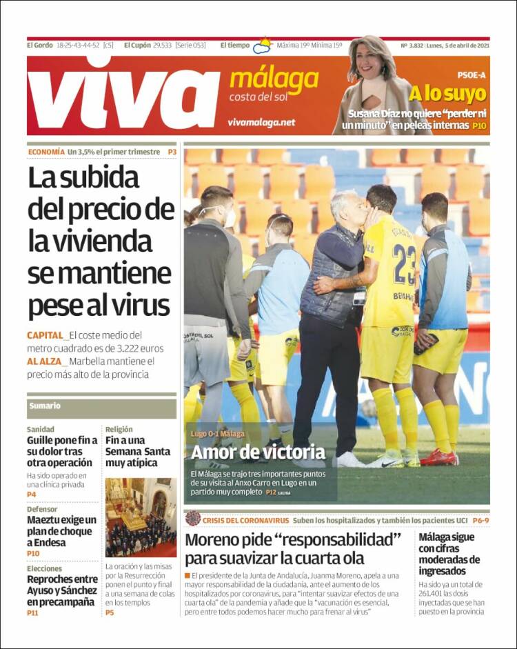 Portada de Viva Málaga (España)