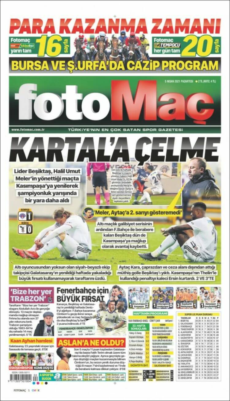 Portada de Fotomaç (Turquía)