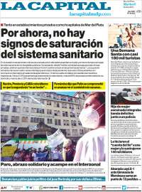 Portada de Diario La Capital - Mar del Plata (Argentina)