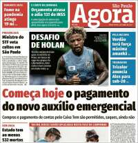 Portada de Jornal Agora (Brasil)
