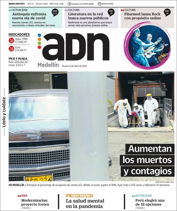 Portada de ADN - Medellín (Colombia)