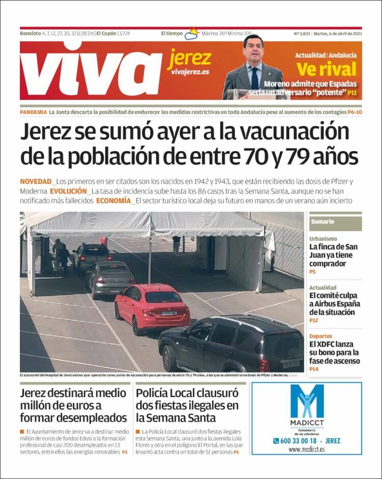 Portada de Información - Jerez (España)