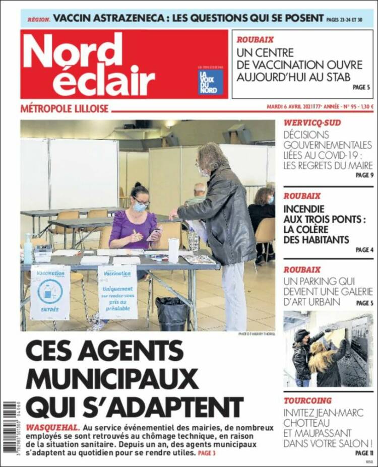 Portada de Nord Éclair (Francia)