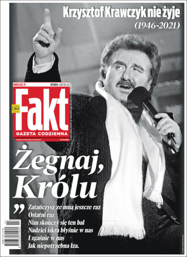 Portada de Fakt (Polonia)