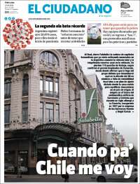 Portada de Diario El Ciudadano (Argentina)