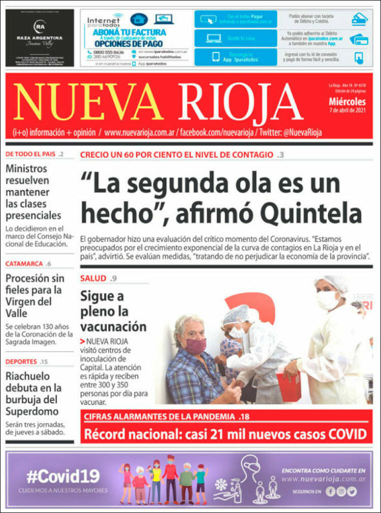 Portada de Nueva Rioja (Argentina)