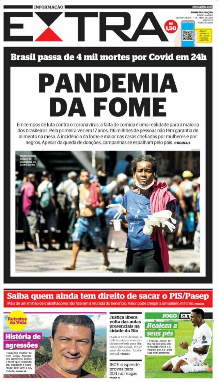 Portada de Extra (Brasil)