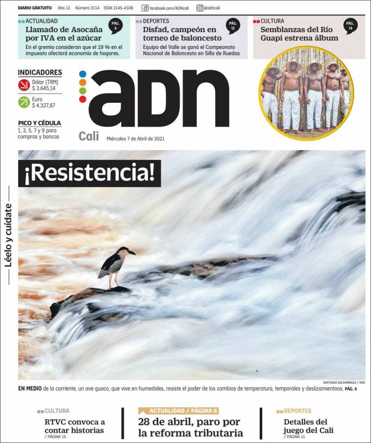 Portada de ADN - Cali (Colombia)