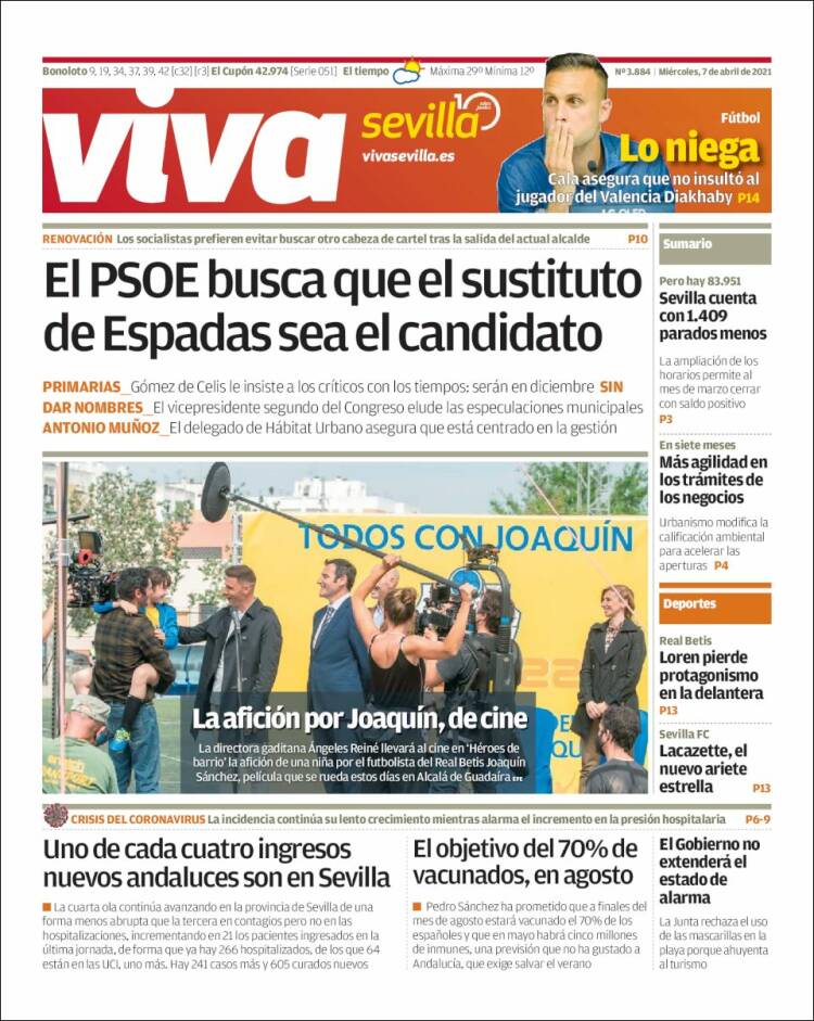 Portada de Viva Sevilla (España)
