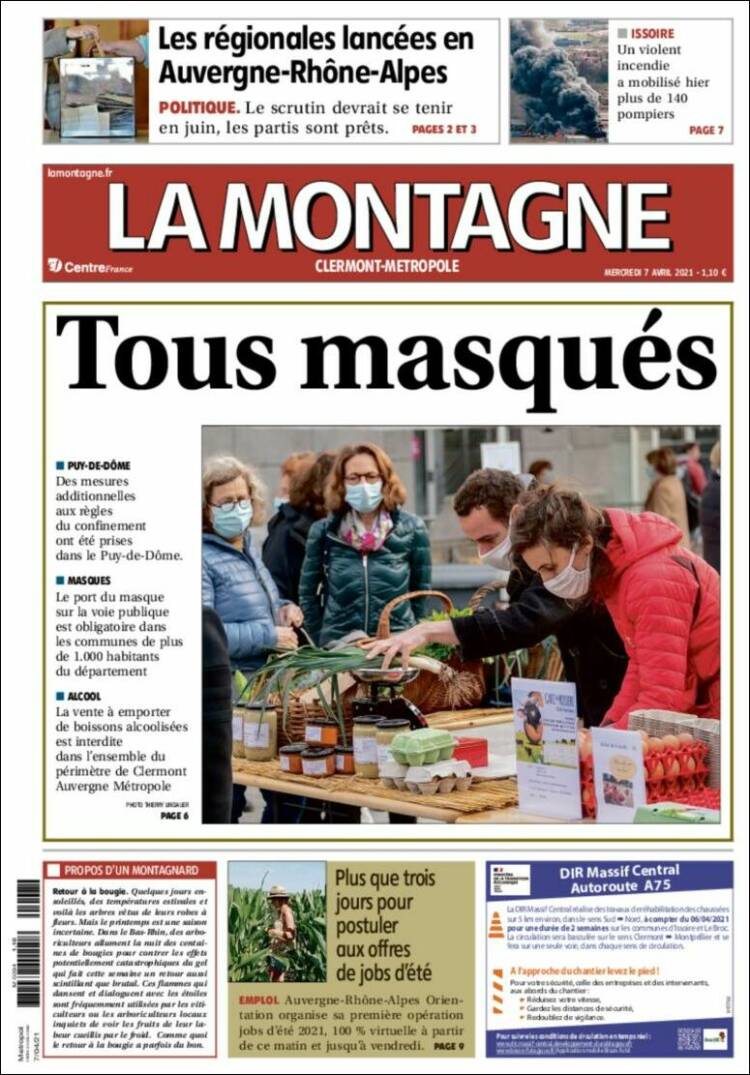 Portada de La Montagne (France)