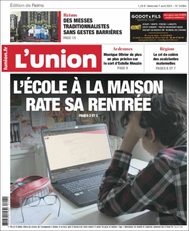 Portada de L'Union (France)