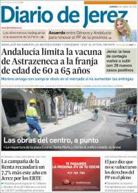 Portada de Diario de Jerez (España)