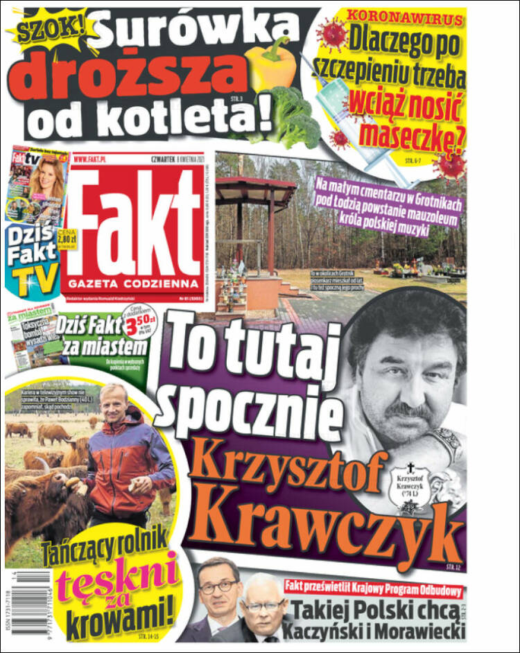 Portada de Fakt (Polonia)