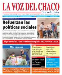 Portada de La Voz del Chaco (Argentina)