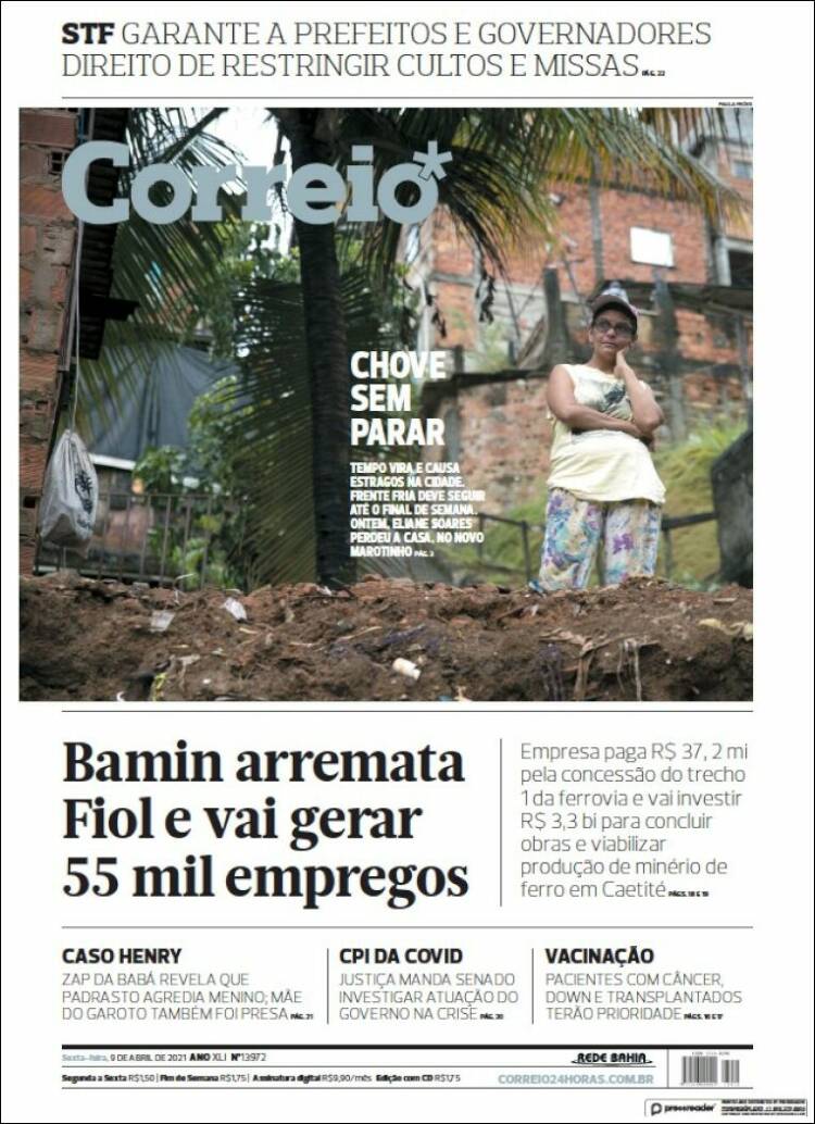 Portada de Correio* (Brasil)