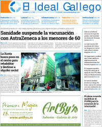 Portada de El Ideal Gallego (Espa&ntilde;a)