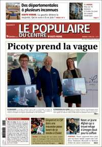 Portada de Le Populaire du Centre (Francia)