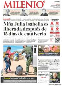 Portada de Milenio - Jalisco (México)