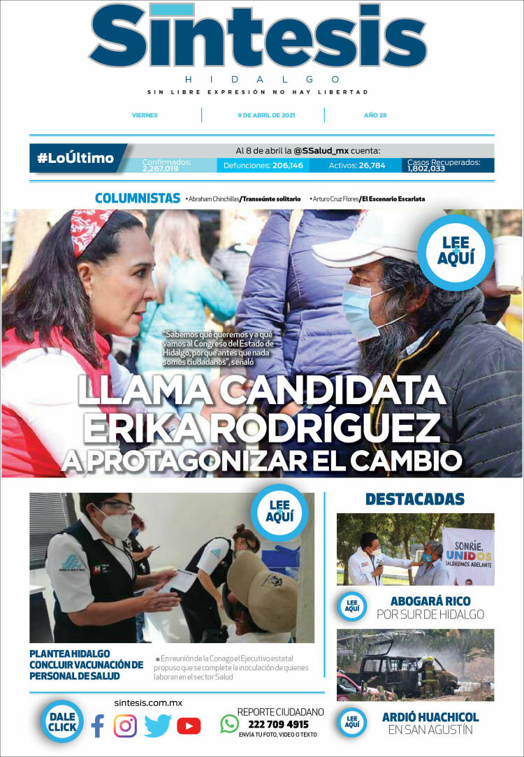 Portada de Sistesis - Hidalgo (México)