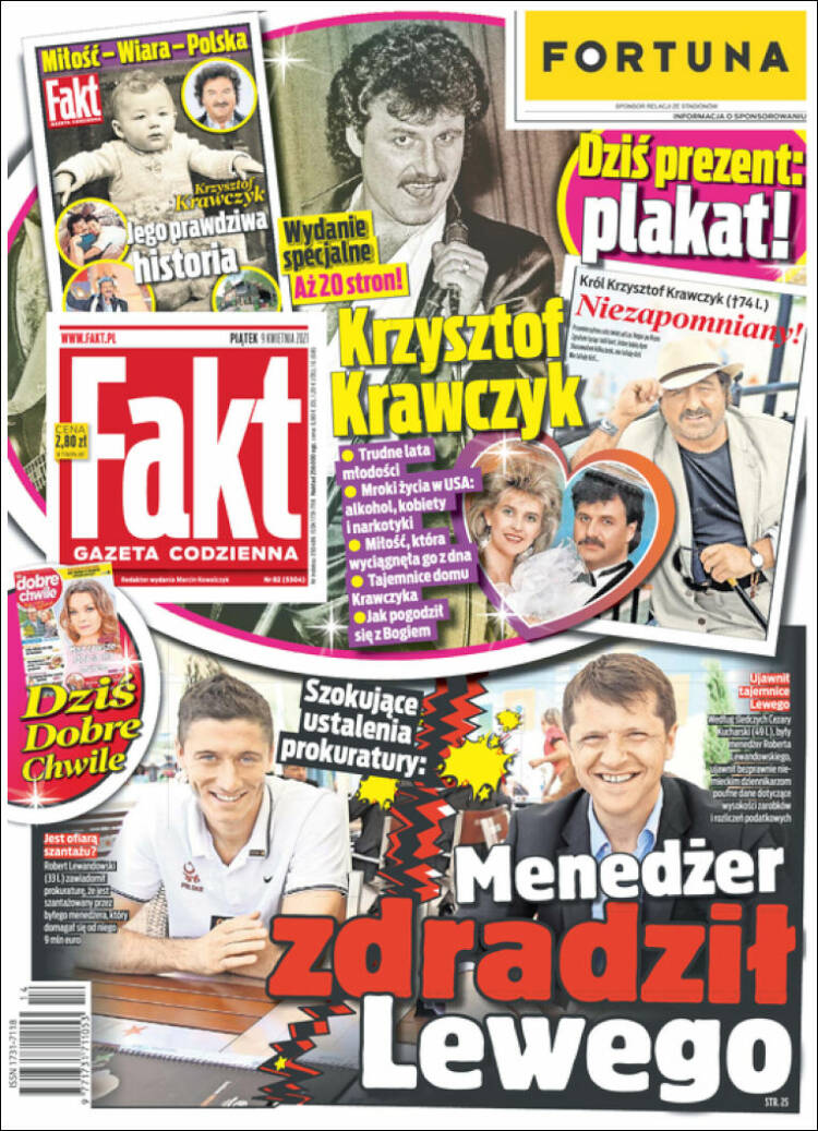 Portada de Fakt (Polonia)
