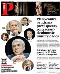 Portada de Público (Portugal)