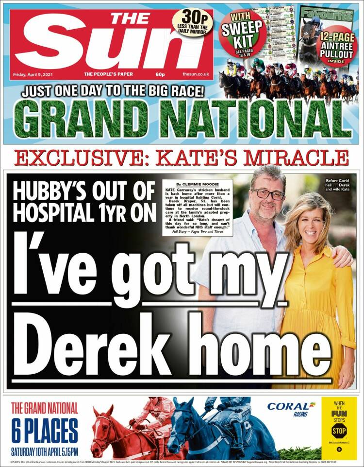 Portada de The Sun (Reino Unido)