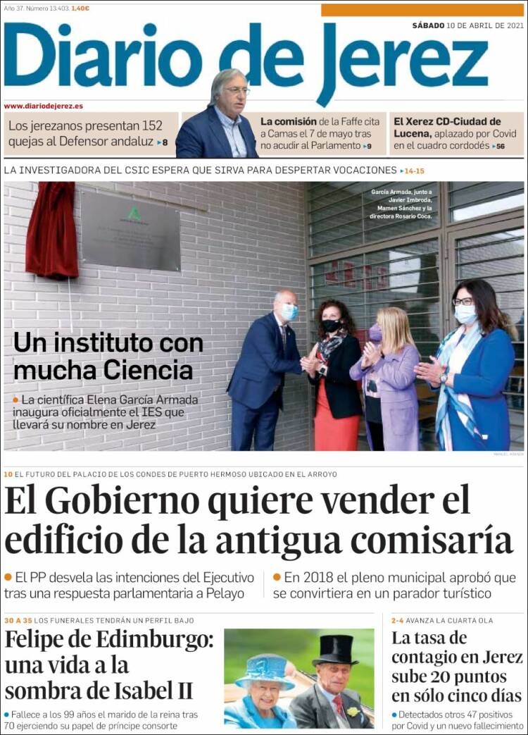 Portada de Diario de Jerez (España)