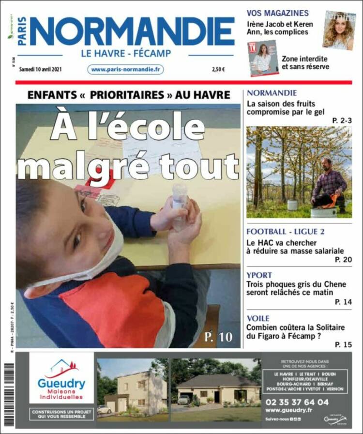 Portada de Le Havre Libre (Francia)