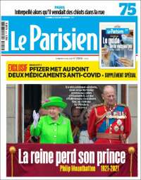 Portada de Le Parisien (Francia)