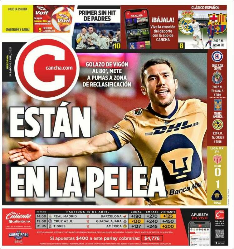 Portada de Cancha (México)