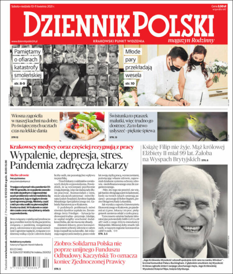 Portada de Dziennik (Polonia)