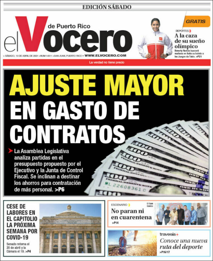 Portada de Vocero (Puerto Rico)