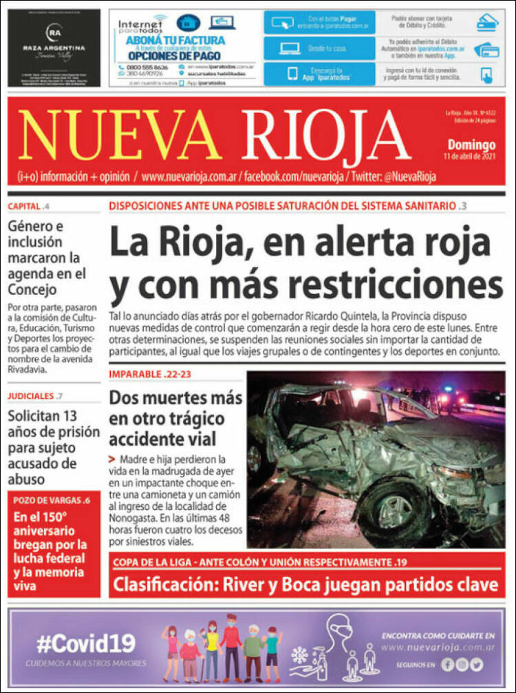 Portada de Nueva Rioja (Argentina)