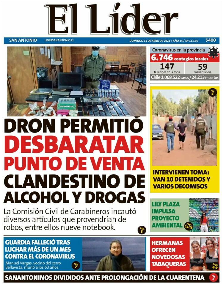 Portada de Lider de San Antonio (Chile)