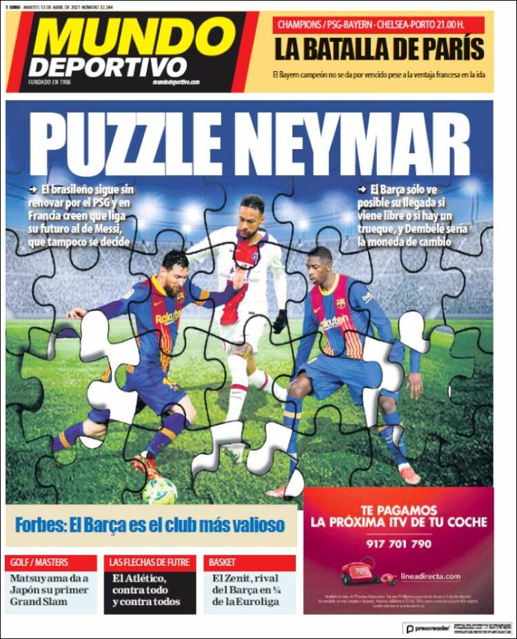 Portada de Mundo Atlético (España)