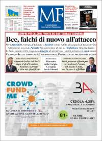 Portada de Milano Finanza (Italia)