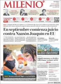 Portada de Milenio - Jalisco (M&eacute;xico)