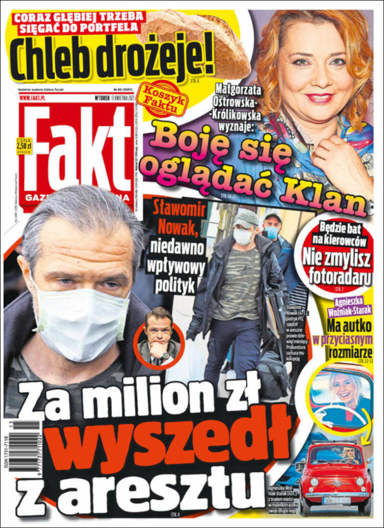 Portada de Fakt (Polonia)