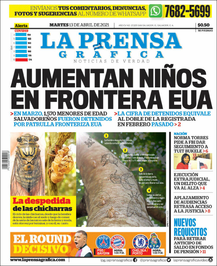 Portada de La Prensa Gráfica (El Salvador)