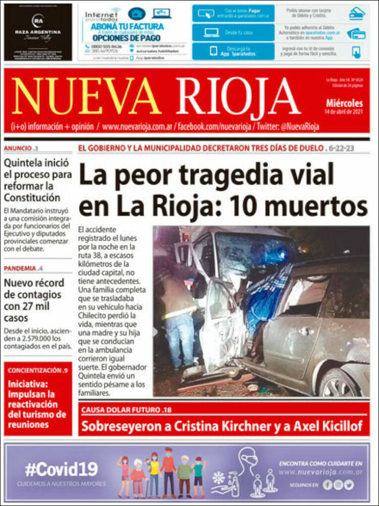 Portada de Nueva Rioja (Argentina)