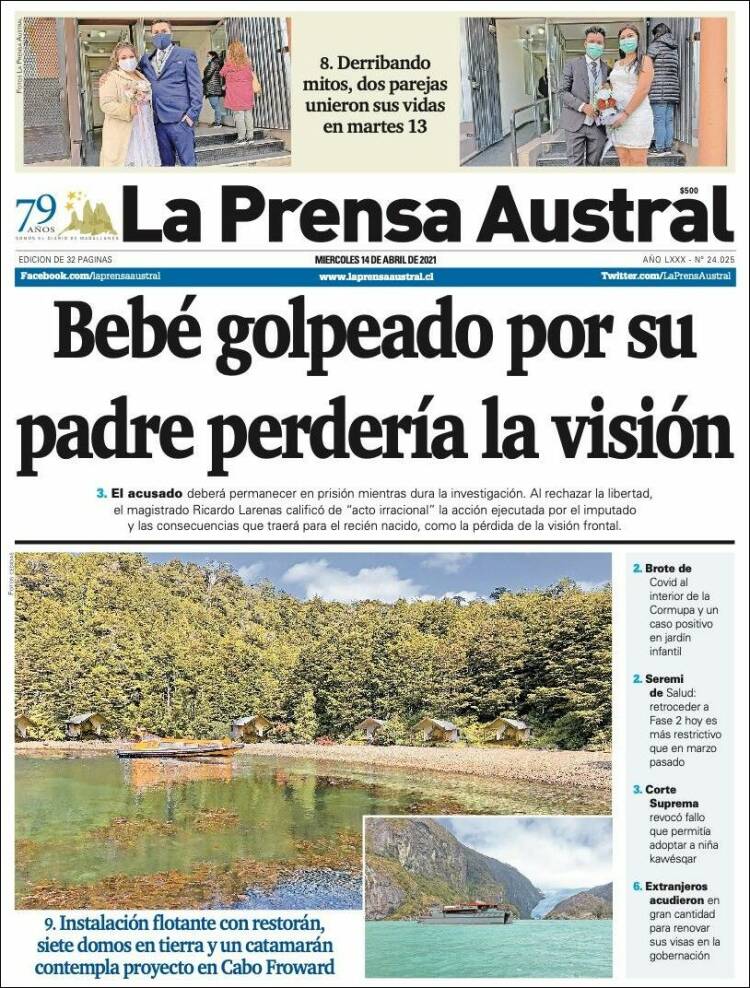 Portada de El Magallanes (Chile)