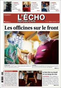 Portada de L'Echo Républicain (Francia)