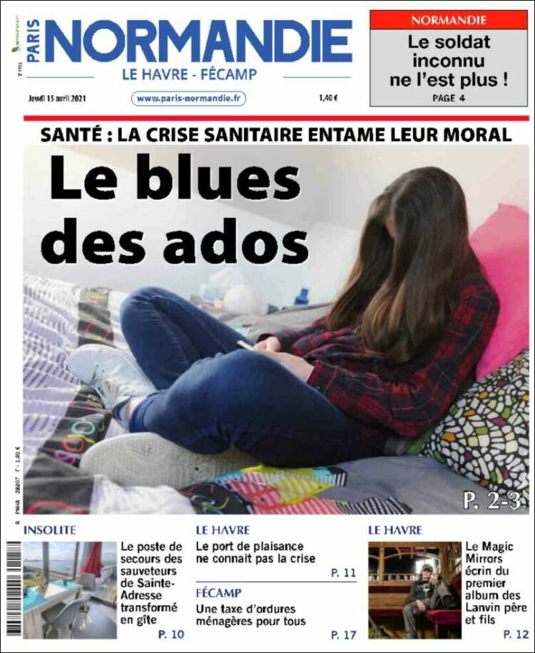 Portada de Progres de Fecamp (Francia)