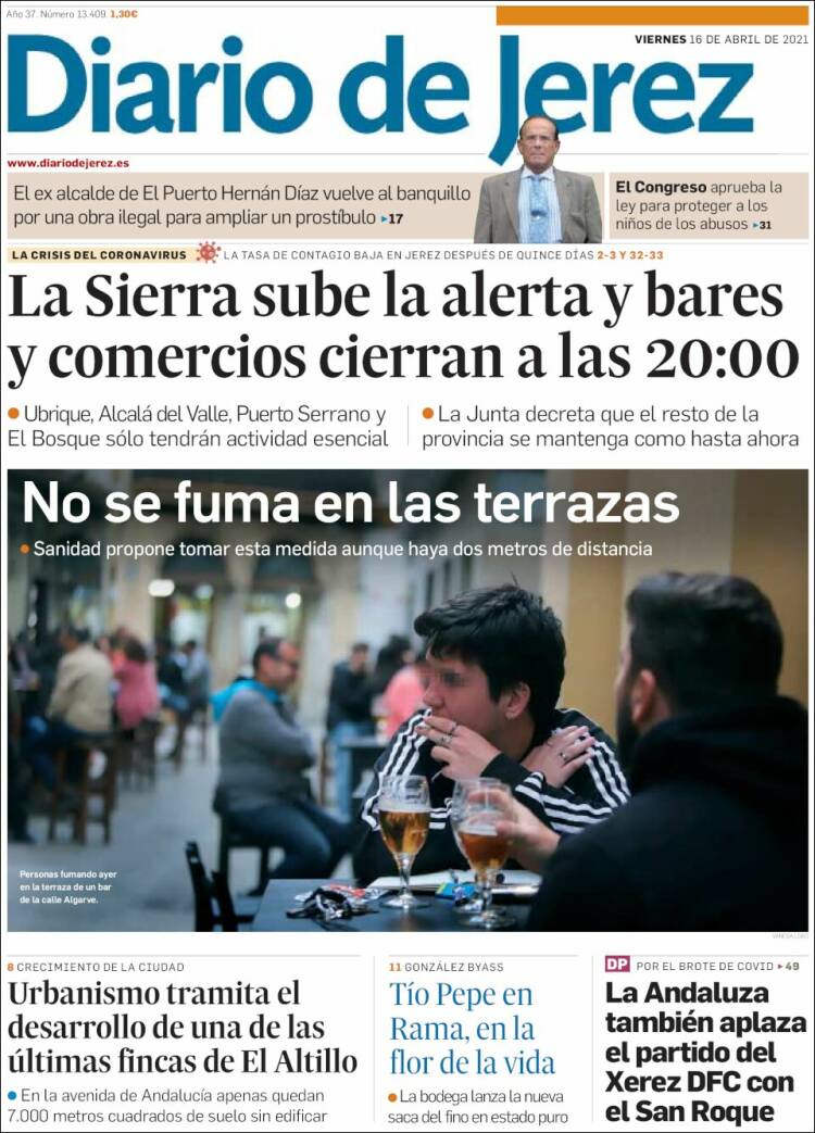 Portada de Diario de Jerez (España)