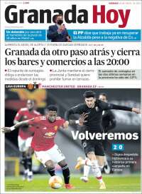 Portada de Granada Hoy (España)