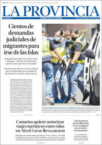 Portada de La Provincia (España)